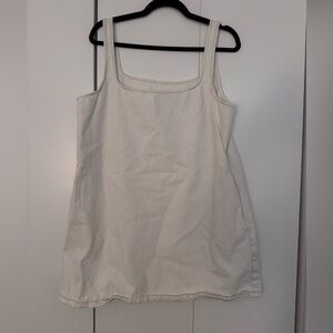 Cotton On White Denim Dress